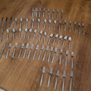 Rogers Cutlery Co. Stainless U.S.A. Vintage Delta silverware